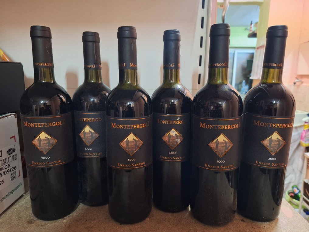2000 Enrico Santini, Montepergoli - Bolgheri - 6 Bottles (0.75L) #1.0