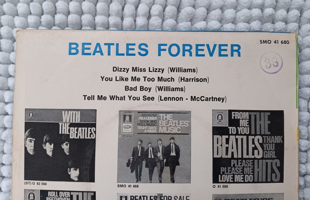 Beatles - Beatles Forever - SMO 41 680 - Made In Denmark - Multiple titles - EP - Extended Play - 1965 #3.2