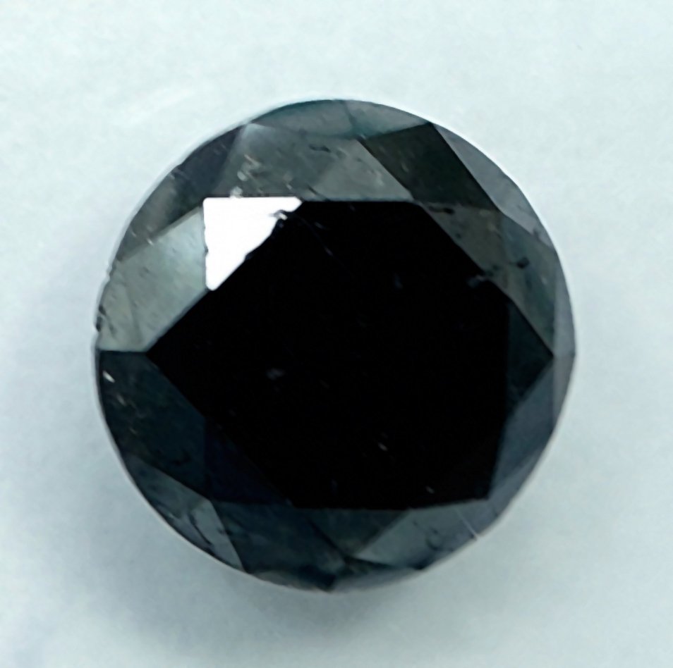 Sin precio de reserva - 1 pcs Diamante (Color tratado) - 1.12 ct - Redondo - No especificado en el informe de laboratorio - International Gemological Institute (IGI) #4.3