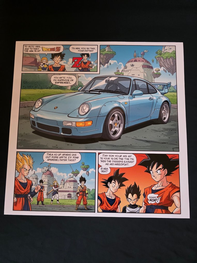 Manuel Weindorf - Porsche 911 Dragonball Z limitiert Print Pop Art #3.2