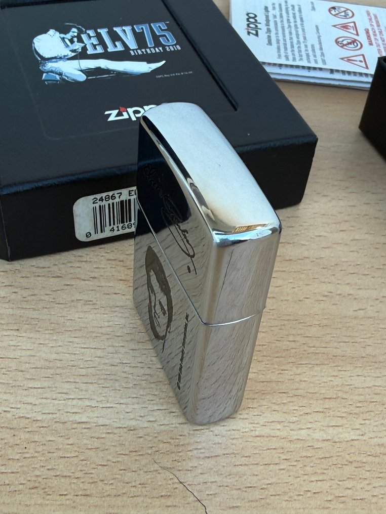 Zippo - Elvis 75 Years - Sem preço de reserva - Isqueiro - Aço (aço inoxidável) #3.2