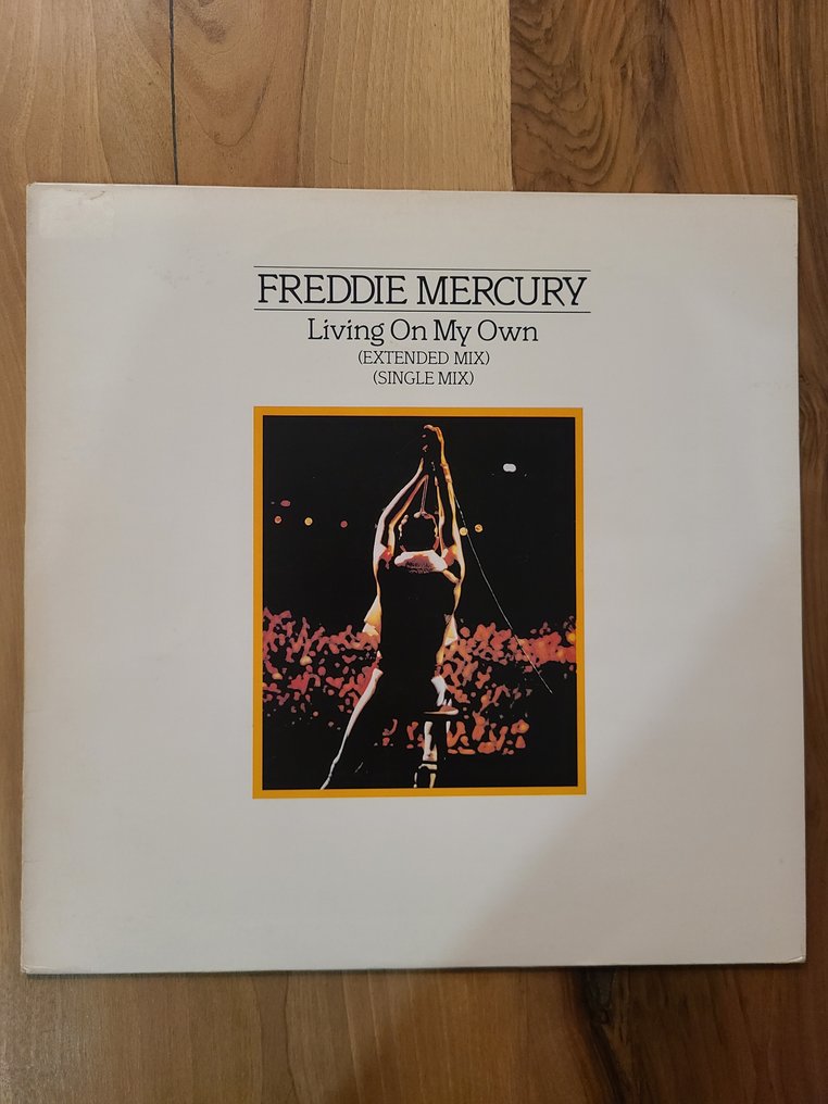 Freddie Mercury - Living On My Own (Extended Mix) (Single Mix) - LP - 1st Pressing, Σπάνιο!!!, Promo pressing - 1995 #1.0
