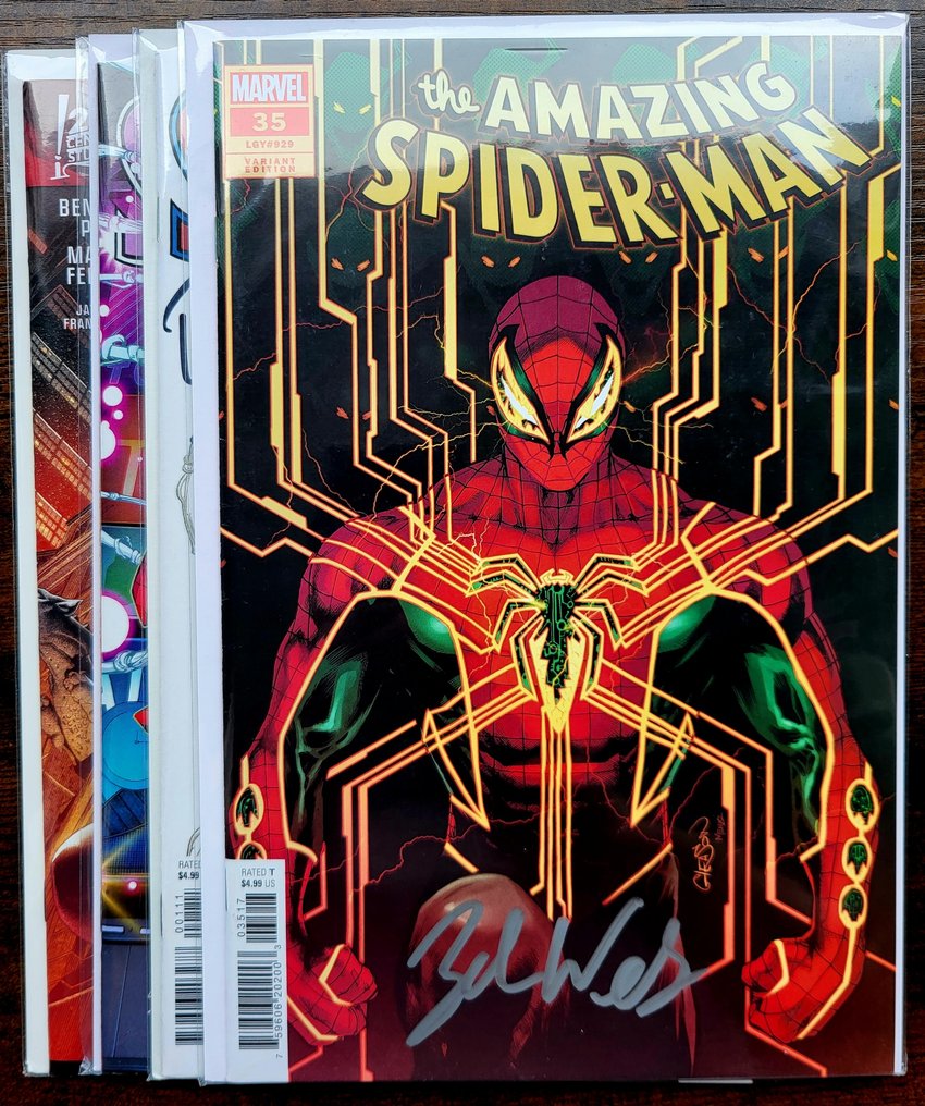 Lot 4 Marvel Comics Signed ! With COA 's ! Combine Shipping - 4 Signed comic - 2024 #1.0