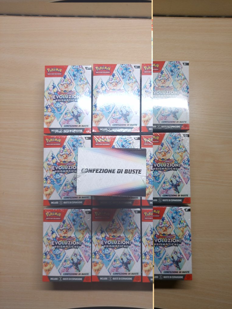 Pokémon - 1 Box - 1 Bundle da 6 Evoluzioni Prismatiche - Scarlet & Violet - Prismatic Evolutions #3.2