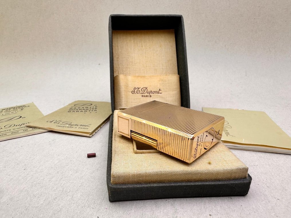 S.T. Dupont - Ligne 1 Short Lighter - Sytytin - Kultasilattu #3.2