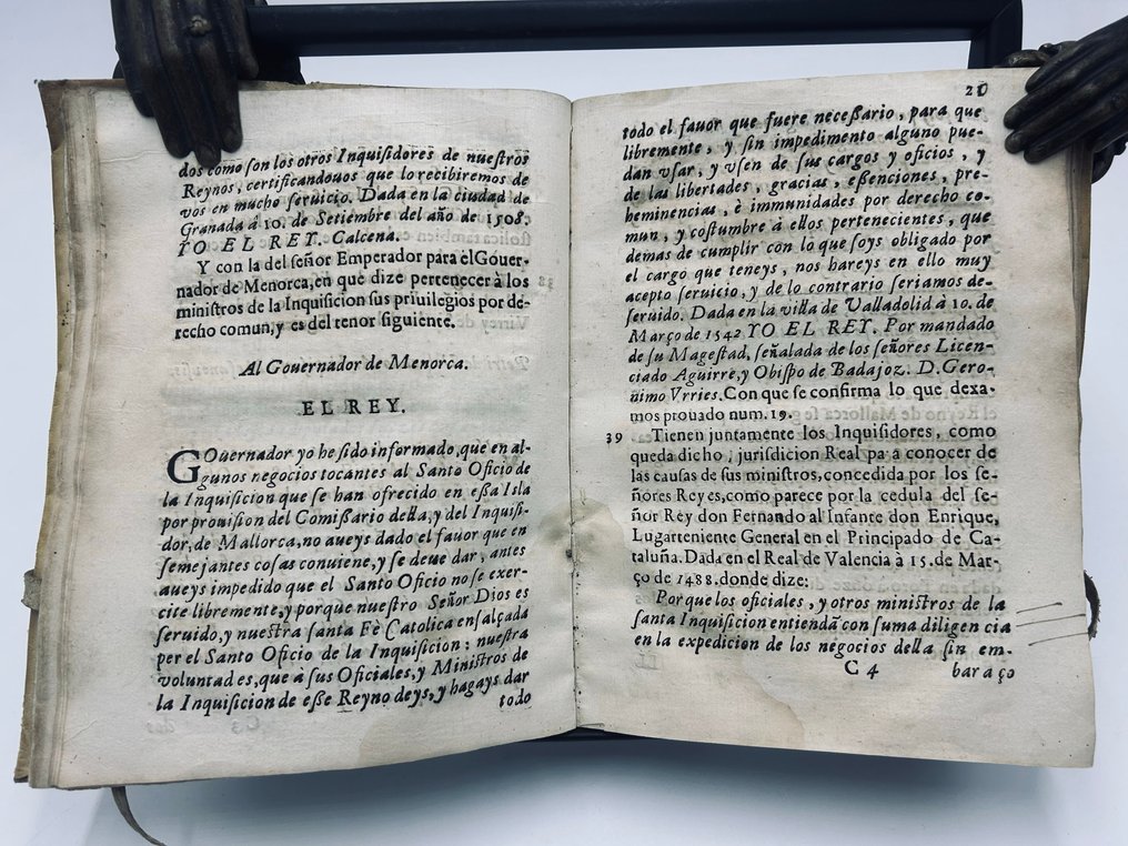 Juan Dionisio Portocarrero - Sobre la competencia de jurisdiccion [Spanish Inquisition / La Inquisición en Mallorca] - 1645 #2.1