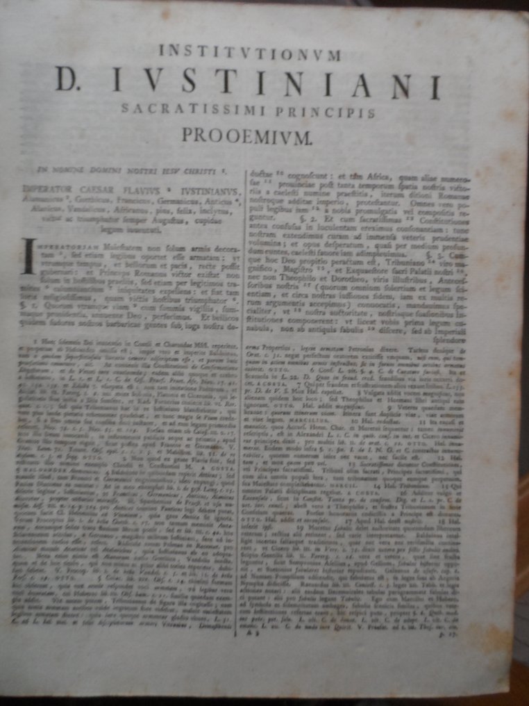 Justinianus I / Georg Christian Gebauer / Georg August Spangenberg / Jacques Cujas / Gregor - Corpvs Ivris Civilis Codicibvs Veteribvs Manvscriptis Et Optimis Qvibvsqve Editionibvs Collatis - 1776-1797 #4.3