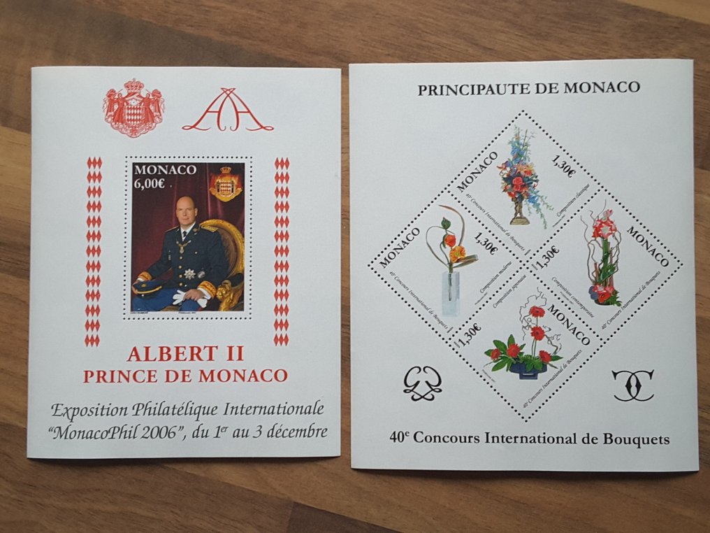 摩納哥 2006/2008 - 三整年的常用邮票和预盖邮票 - Yvert 2528 à 2657 sans les timbres non émis et préoblitéré 114 #2.1