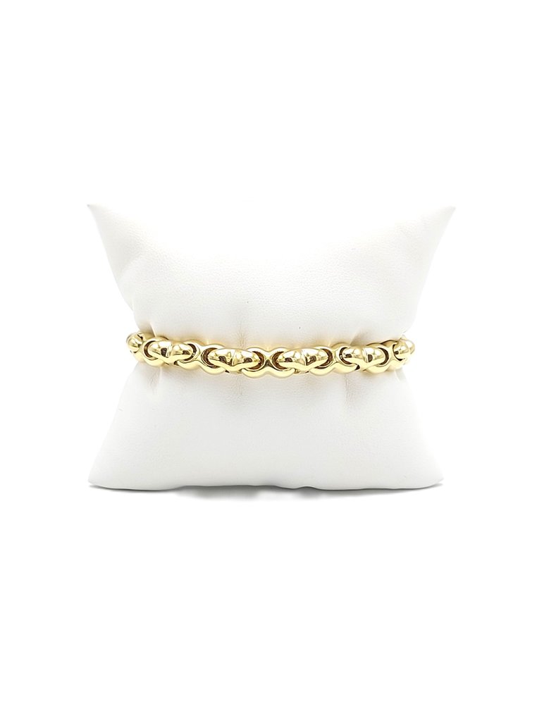 手镯 - 18K包金 黄金, 白金 #2.1