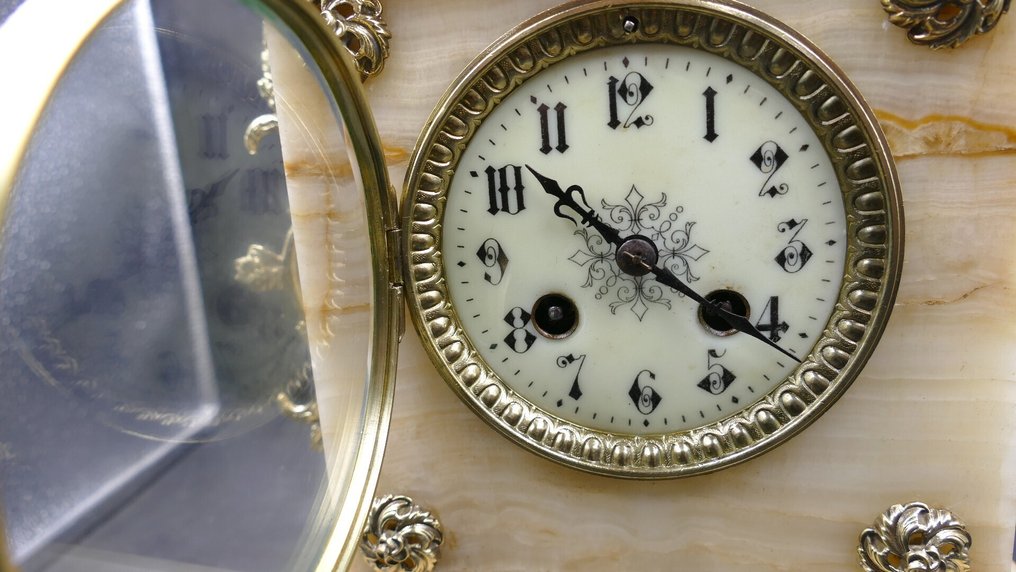 Clock -   Marble, Bronze - 1900-1910 #3.2