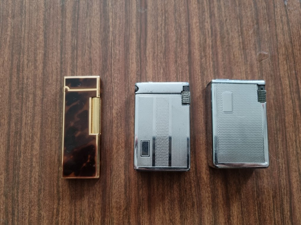 Diplomat  Feudor - 没有保留价 - 口袋打火机 - 镀金, 漆, 钢材（不锈钢） -  (3) #1.0