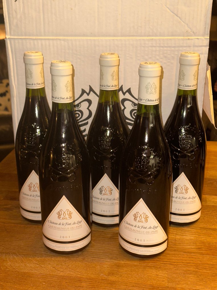 2001 Château de la font du loup - Châteauneuf-du-Pape - 10 Botellas (0,75 L) #3.2