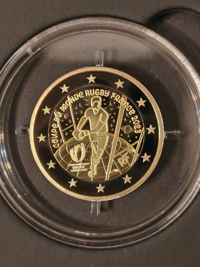 Frankrijk. 2 Euro 2023 / RUGBY proof (Zonder Minimumprijs) #1.0