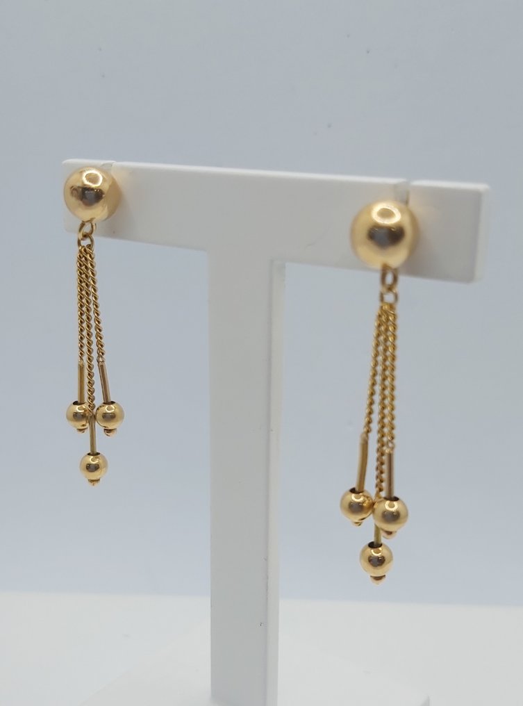 Drop fülbevaló - 19,2 kt. Sárga arany #2.1