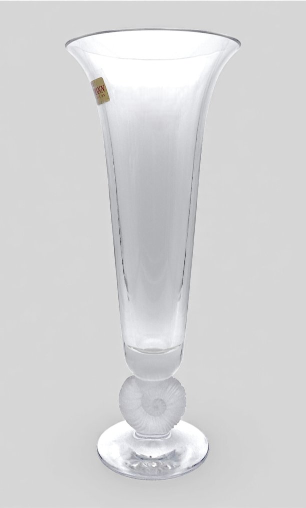 Nachtmann Seit 1834 - Βάζο -  Τρόμπα Mod. «Conchiglia»  - Cristallo al Piombo 24% χειροποίητο φυσητό - 37,5 εκ. - Κατασκευασμένο στη Γερμανία #4.3