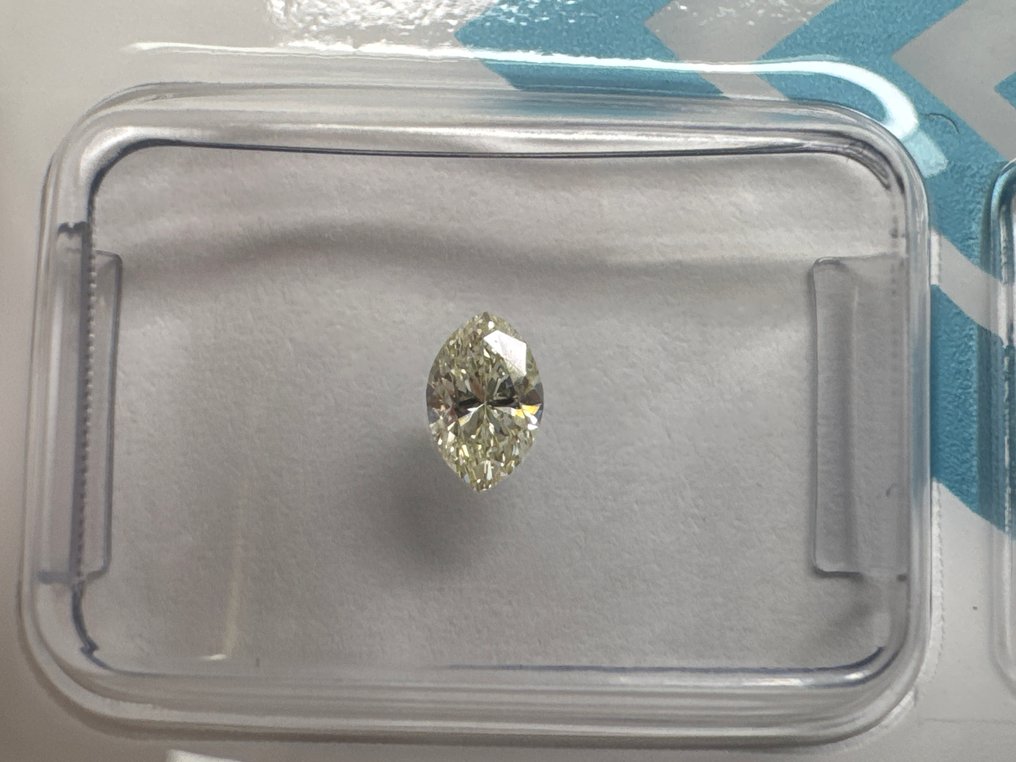 Zonder minimumprijs - 1 pcs Diamant  (Natuurlijk)  - 0.28 ct - Markies - SI1 - International Gemological Institute (IGI) - S - T #1.0