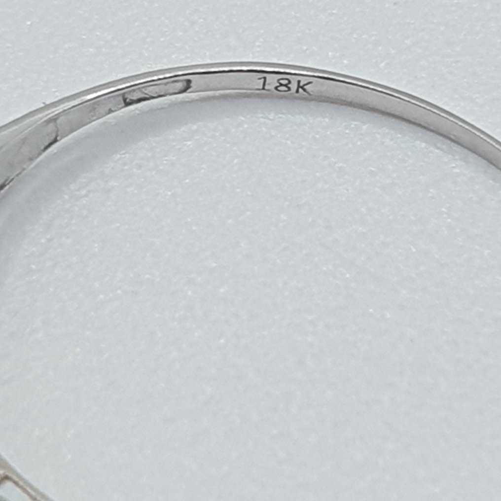 χωρίς τιμή ασφαλείας - Σετ κοσμημάτων 2 τεμαχίων - 18 καράτια Λευκός χρυσός -  0.74ct. tw. Διαμάντι (Φυσικό)  #4.3