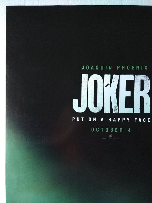 Chad Danieley - Joker - Original US Advance Theatre Release Poster - Double Sided - Rolled - MINT - No Reserve !! #3.2