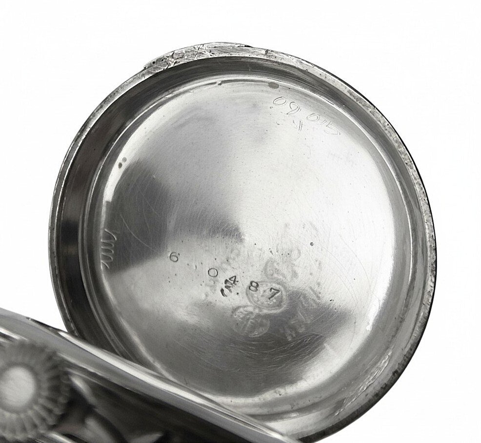 Medana - mod. "Cesellatura Geometrica-Floreale" con Cassa Placcata Argento, - 25977 - 1850-1900 #3.2