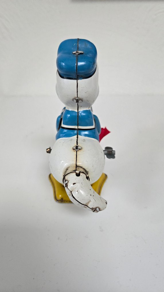 Line Mar Toys - 机械旋转尾巴唐老鸭,盒装 - 华特迪士尼制作 - 发条锡制玩具 - 1950-1959 - 日本 #3.2