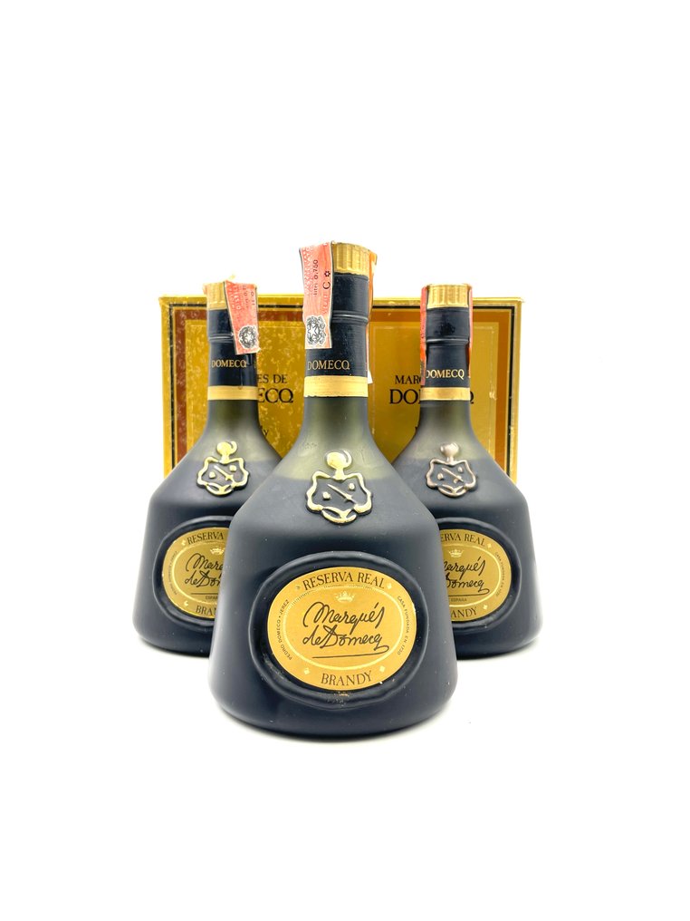 Pedro Domecq - Reserva Real Merques de Domecq - b. 1970s, 1980s - 75cl - 3 bottles #1.0