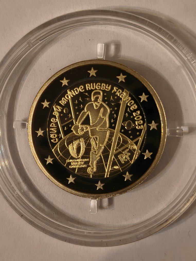 Frankrijk. 2 Euro 2023 / RUGBY proof (Zonder Minimumprijs) #4.3