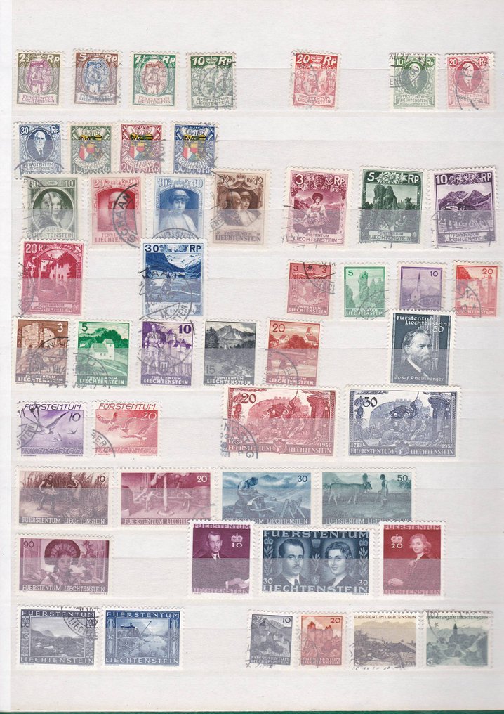 Liechtenstein 1912/2016 - Omfattende kolleksjon #1.0