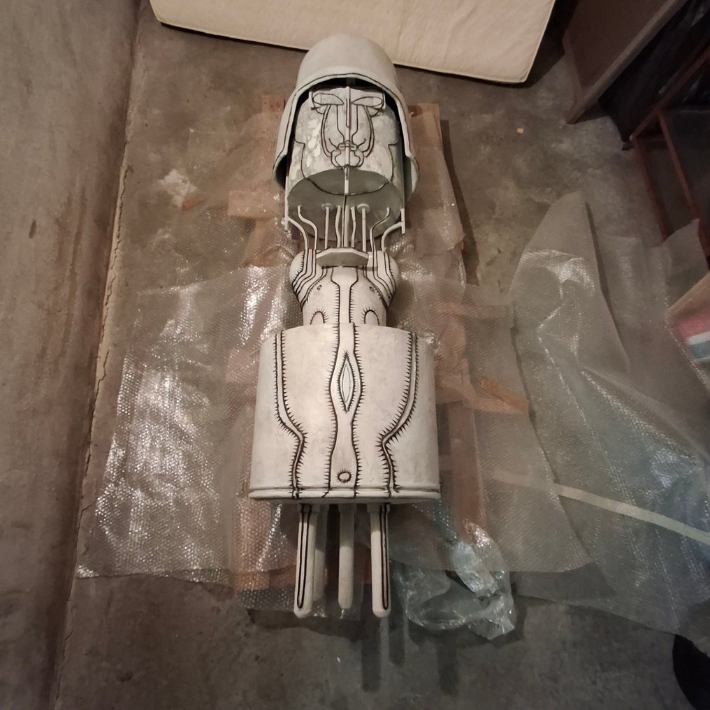 Christian D'Orgeix - Cristian D'Orgeix (1927-2019) - Skulptur, Le Reine Blanche - 204 cm - Bronze - 1957 #2.1