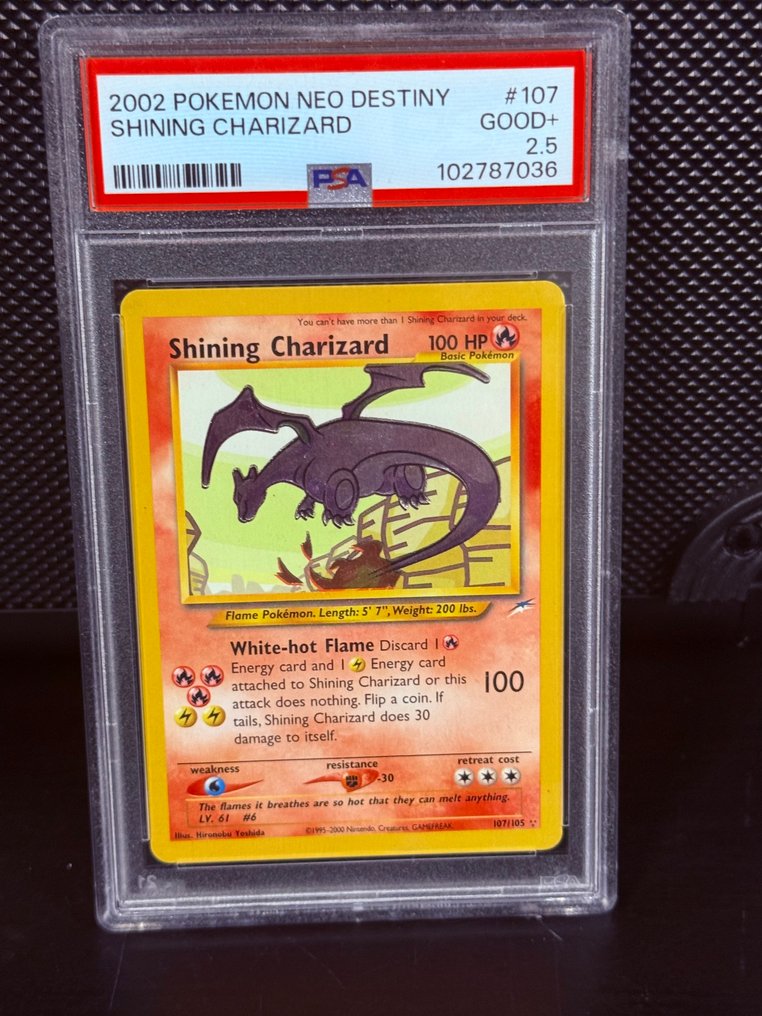 Pokémon - 1 Graded card - Charizard #107 压膜 - PSA 2.5 - Various sets #1.0