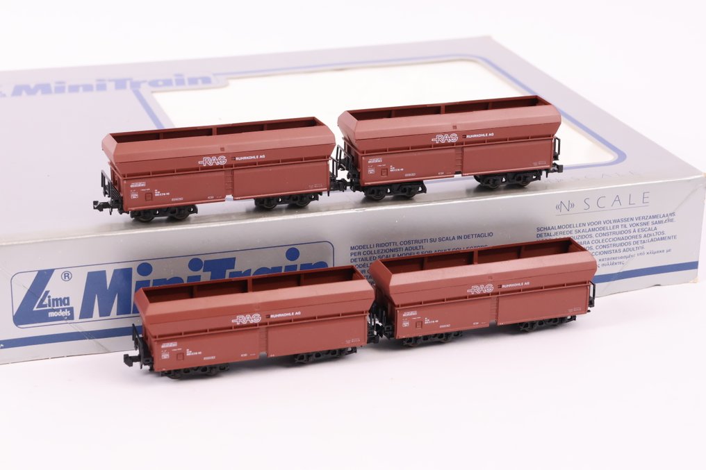 Lima N - Model train freight wagon set (1) - Set of four self-locking 'RAG' tools. - DB #1.0
