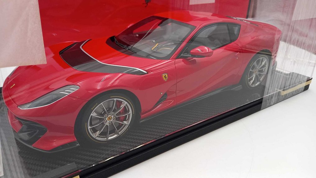 BBR 1:12 - Modellauto - Ferrari 812 Competizione Rosso Corsa 322 2021 - (cod.35) #1.0