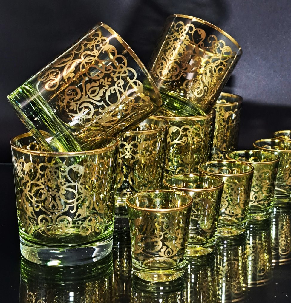 Artemisia - Ποτήρι ζέσεως (12) - Whisky e Shot «Χωρίς άγχος» - Κρύσταλλο, χρυσό 24 καρατίων #1.0