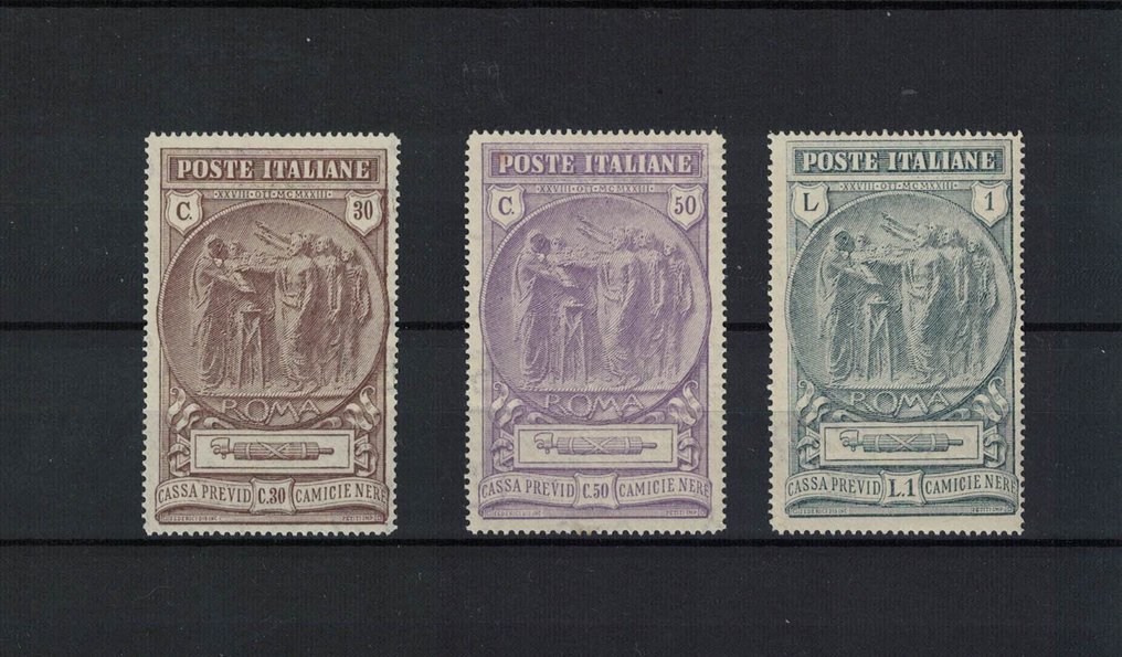 Italy Kingdom - 1923-33 complete set of two with proof edition. - sassone S27-S56-S69 #4.3