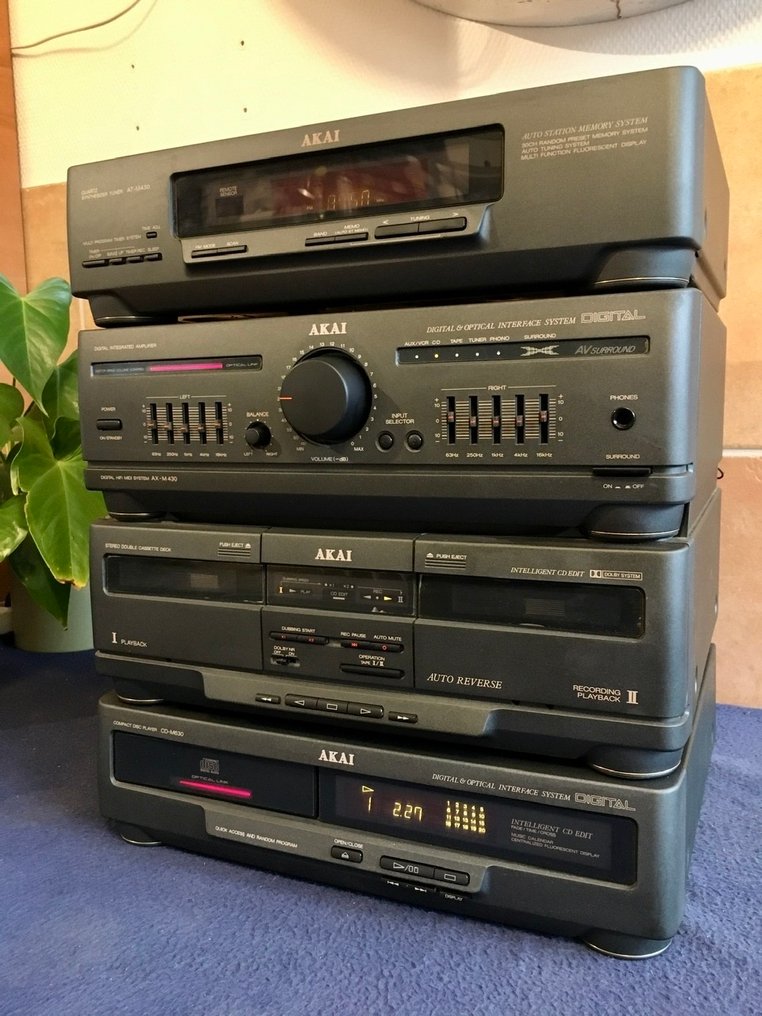 Akai - AX-M430  CD-M630 Speaker set #1.0