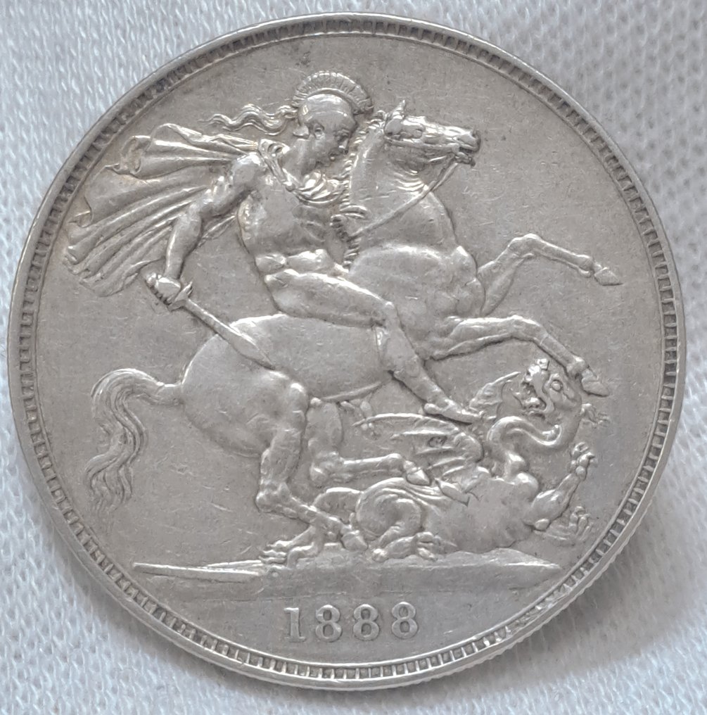 英国. 维多利亚. Crown 1888  (没有保留价) #1.0