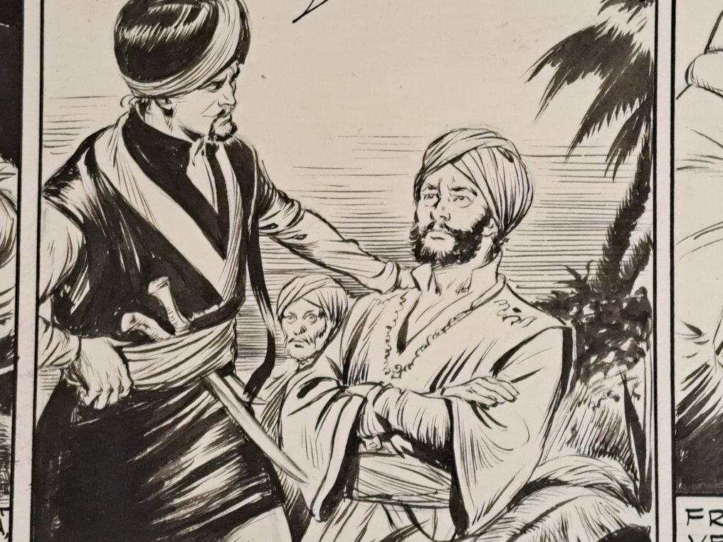 Nadir Quinto - 1 Original page - Il Dominatore della Malesia - 1949 #2.1