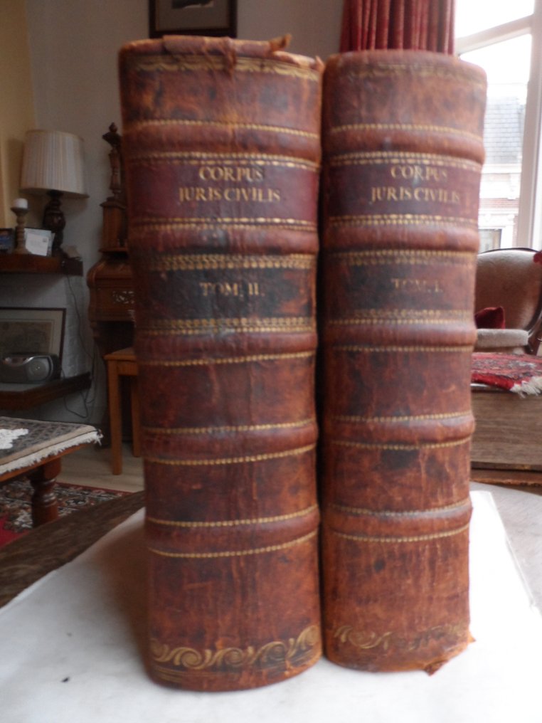 Justinianus I / Georg Christian Gebauer / Georg August Spangenberg / Jacques Cujas / Gregor - Corpvs Ivris Civilis Codicibvs Veteribvs Manvscriptis Et Optimis Qvibvsqve Editionibvs Collatis - 1776-1797 #1.0