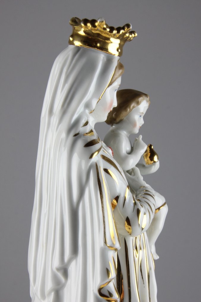 Vieux Bruxelles - Figurine - Madonna met kind - Porcelain #3.2