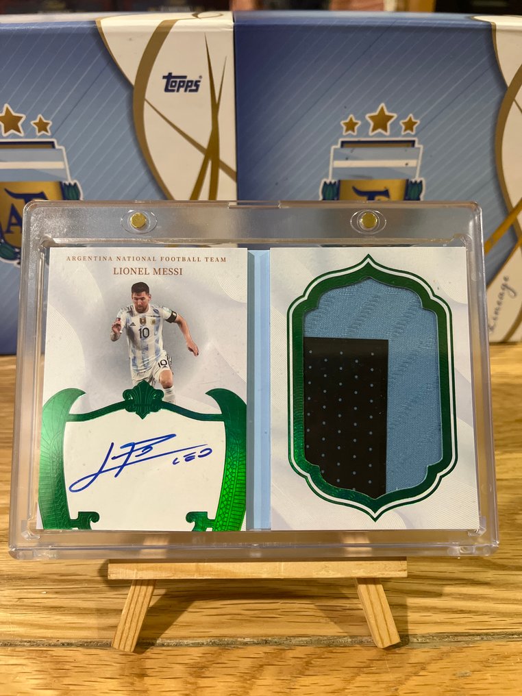 2022 Fansmall Argentina 萊納爾·梅西 Autograph /5 Booklet Patch - 1 Card - 狀況優良(EX) #1.0