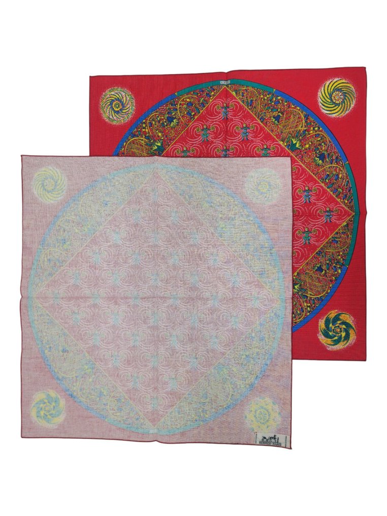 Hermès - Set mit 2 Platzsets - Tischtuch  - 46 cm - 44 cm #4.3