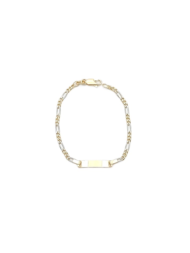 Βραχιόλι - 18 καράτια Κίτρινο χρυσό, Λευκός χρυσός #2.1