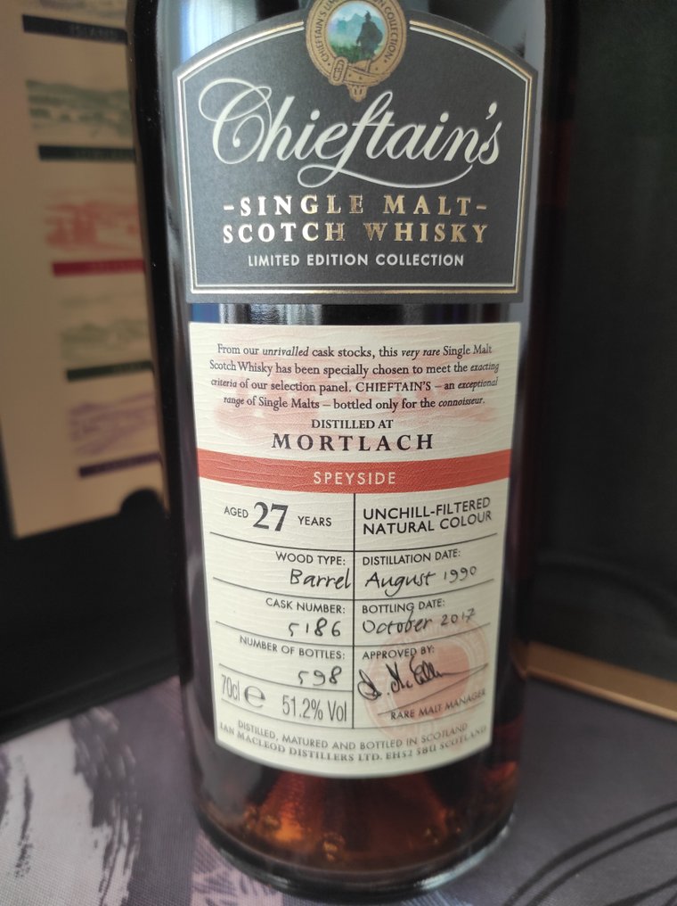 Mortlach 1990 27 years old Cask no. 5186  - b. 2017  - 70cl #1.0