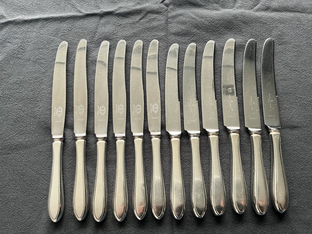 Gerritsen & Van Kempen - Servizio di posate per 12 (94) - P2 - Placcato argento - Keltum pesantemente placcato in argento #1.0