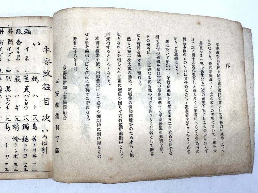 Kyoto Emblem Crafts - Japanese Family Crest Reference Book – Heian Monkan - 1953 #4.3