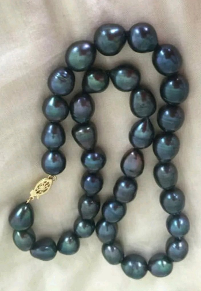 No reserve price: Tahitian pearl necklace weighing 272.60 carats. . - Height: 10 mm - Width: 12 mm- 54.52 g - (1) #2.1