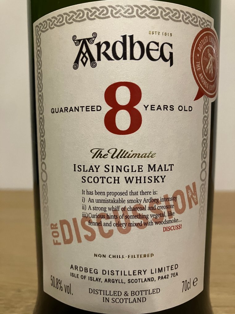 Ardbeg 8 years old Committee Release for Discussion  - b. 2022  - 70 cl #3.2