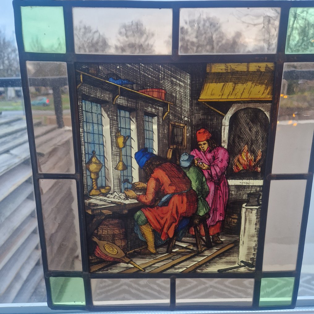 Stained glass window (4) - 1975-2010 - Raamhangers #4.3