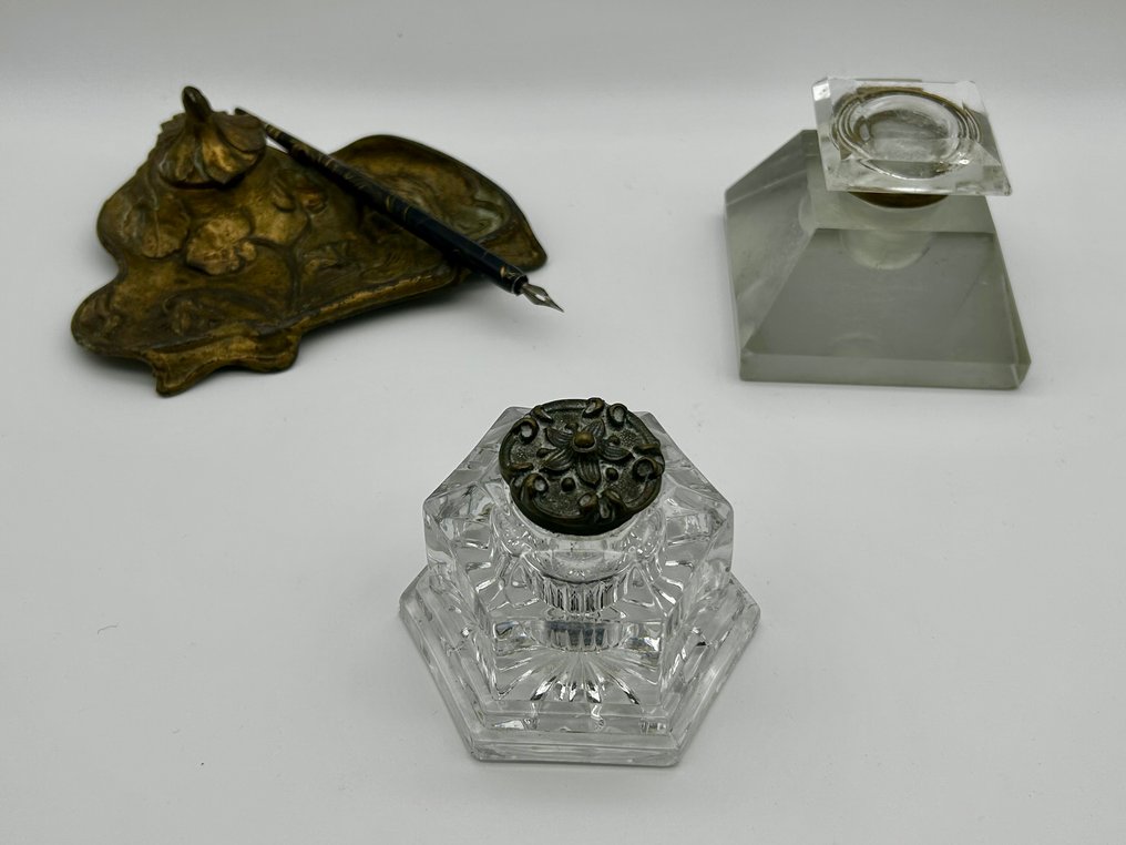 Călimară  (3) - Alamă, Cristal #1.0