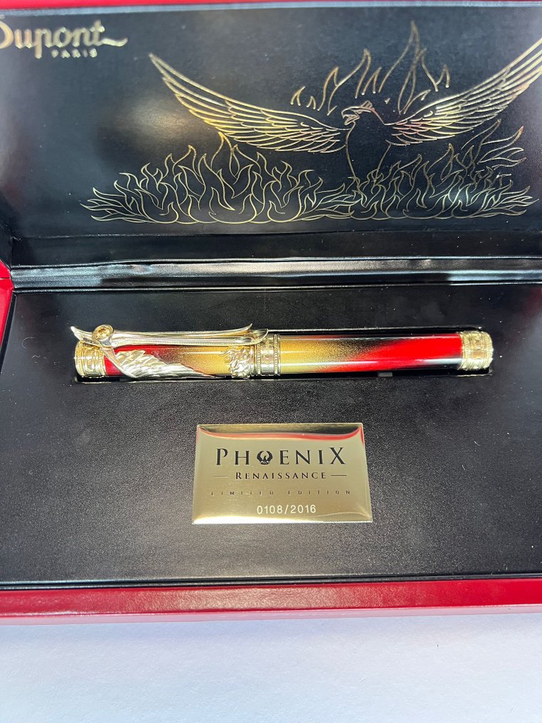 S.T. Dupont - limited edition Phoenix Renaissance fountain pen complete set - 自來水筆 #2.1