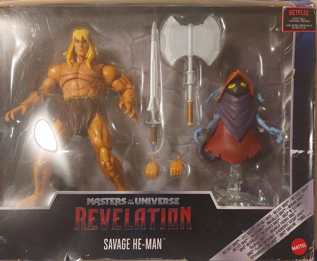Mattel  - Doll Masters of the Universe Revelation Savage He-Man - 2020+ - Vietnam #1.0